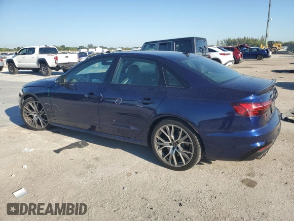 2022 Audi S4 Premium Plus z VIN WAUB4AF48NA017446, wystawiony jako Copart lot #48250505 z przebiegiem 47 634 mil mil oraz Nie do naprawy • Non repairable. Historia ofert i sprzedaży dostępna na DreamBid. Obrazek 2.