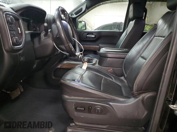 2019 Chevrolet Silverado 1500 High Country with VIN 1GCUYHED0KZ377463, listed as a Copart auction lot 83094554 with 162,921 mi miles and Salvage Title. Bid and sale history available at carsss.com. Image 7.