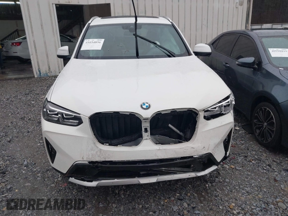 2024 BMW X3 sDrive30i with VIN WBX47DP07RN278665, listed as a IAAI auction lot 41054856 with Not Provided miles and . Bid and sale history available at DreamBid. Image 12.