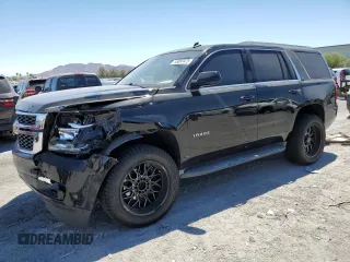 2015 Chevrolet Tahoe LT with VIN 1GNSCBKC6FR297726, listed as a Copart auction lot 55097475 with 114,471 mi miles and Salvage title. Bid and sale history available at DreamBid. Image 1.