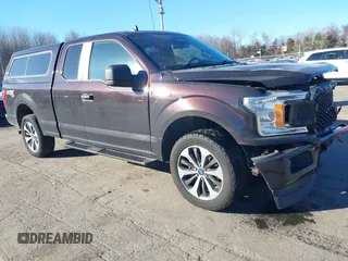 2020 Ford F-150 XL with VIN 1FTEX1EP2LFB11664, listed as a IAAI auction lot 41298690 with 91,835 mi miles. Bid and sale history available at carsss.com. Image 1.