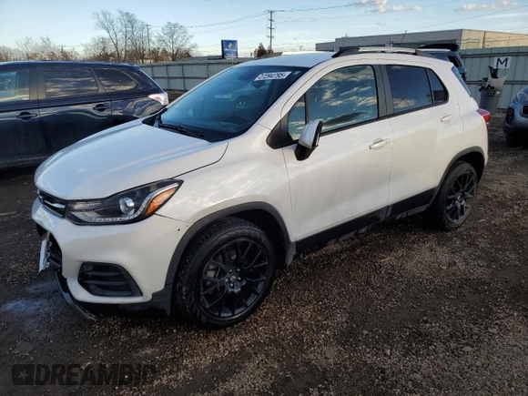 2022 Chevrolet Trax LT with VIN KL7CJPSM9NB557498, listed as a Copart auction lot 47294795 with 22,227 mi miles and Salvage Title. Bid and sale history available at carsss.com. Image 1.