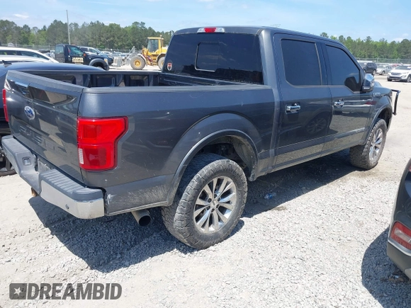 2018 Ford F-150 XL with VIN 1FTFW1E15JFD73162, listed as a IAAI auction lot 42082755 with 134,369 mi miles and . Bid and sale history available at DreamBid. Image 4.