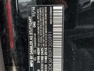 2015 Mercedes-Benz E 400 with VIN WDDKJ6FB0FF300991, listed as a Copart auction lot 78233584 with Not provided miles and Salvage title. Bid and sale history available at DreamBid. Image 13.