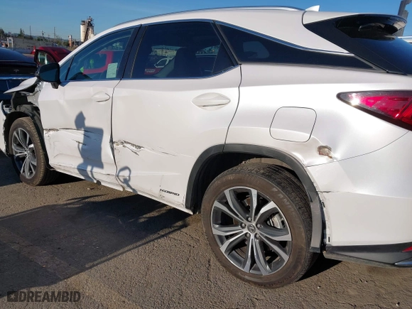 2022 Lexus RX with VIN 2T2HGMDA8NC074588, listed as a IAAI auction lot 41828234 with 106,845 mi miles. Bid and sale history available at carsss.com. Image 18.