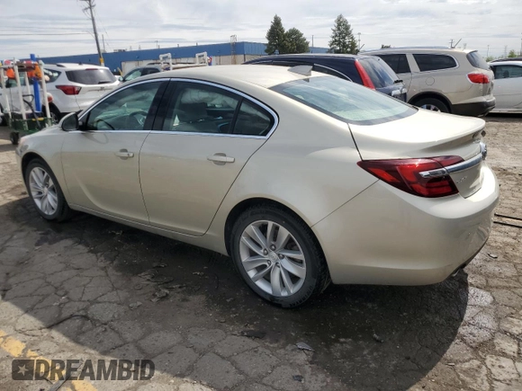 2015 Buick Regal with VIN 2G4GK5EX2F9145921, listed as a Copart auction lot 56309575 with 105,671 mi miles and Clean title. Bid and sale history available at DreamBid. Image 2.