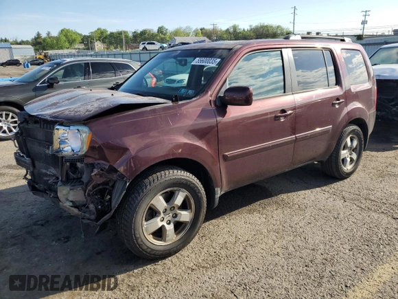 2011 Honda Pilot EX-L z VIN 5FNYF4H60BB033618, wystawiony jako Copart lot #55600035 z przebiegiem 135 171 mil mil oraz Szkody całkowita. Historia ofert i sprzedaży dostępna na DreamBid. Obrazek 1.