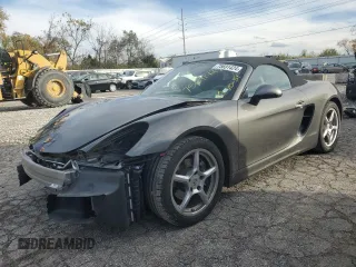 2013 Porsche Boxster with VIN WP0CA2A86DS114296, listed as a Copart auction lot 75691424 with 25,529 mi miles and Salvage Title. Bid and sale history available at carsss.com. Image 1.