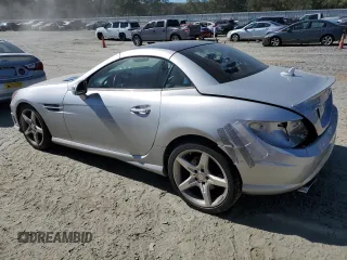 2014 Mercedes-Benz SLK-Class SLK 250 with VIN WDDPK4HA9EF081152, listed as a Copart auction lot 76675814 with 55,902 mi miles and Salvage Title. Bid and sale history available at carsss.com. Image 2.
