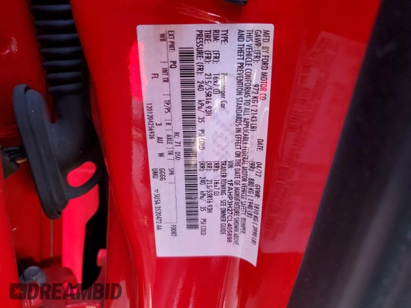 2012 Ford Focus SEL with VIN 1FAHP3H27CL405898, listed as a Copart auction lot 52615695 with 84,085 mi miles and Salvage Title. Bid and sale history available at carsss.com. Image 12.