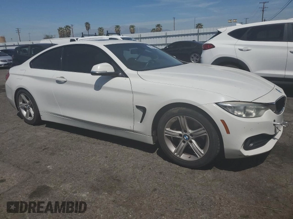 2014 BMW 4 Series 428i with VIN WBA3N7C59EF718310, listed as a Copart auction lot 53850285 with 198,306 mi miles and Salvage title. Bid and sale history available at DreamBid. Image 4.