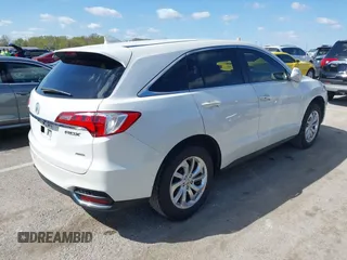 2017 Acura RDX w/Technology Pkg with VIN 5J8TB4H51HL014418, listed as a IAAI auction lot 42019773 with 125,965 mi miles. Bid and sale history available at carsss.com. Image 4.