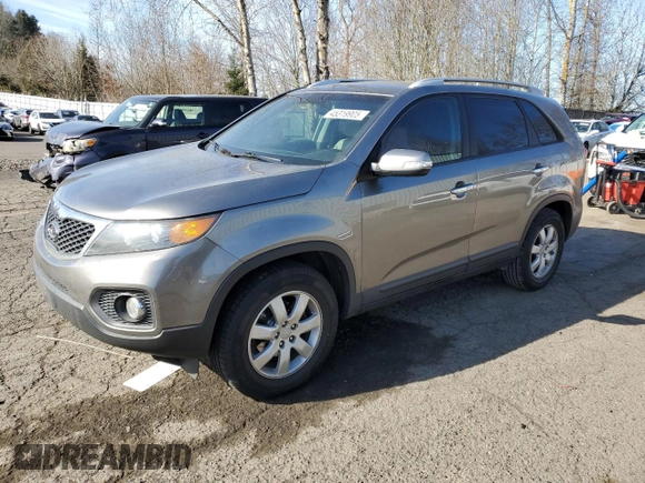 2012 Kia Sorento LX with VIN 5XYKT3A60CG296415, listed as a Copart auction lot 45319905 with 0 mi miles and Salvage Title. Bid and sale history available at carsss.com. Image 1.