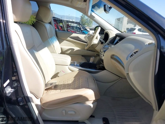 2013 Infiniti JX35 with VIN 5N1AL0MM9DC301309, listed as a IAAI auction lot 41872107 with NaN miles. Bid and sale history available at carsss.com. Image 5.