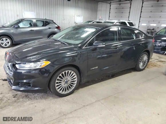 2014 Ford Fusion Titanium Hybrid with VIN 3FA6P0RU9ER156384, listed as a Copart auction lot 53856705 with 159,075 mi miles and Clean Title. Bid and sale history available at carsss.com. Image 1.