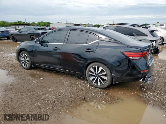 2021 Nissan Sentra SV with VIN 3N1AB8CV2MY264131, listed as a Copart auction lot 58061725 with 28,470 mi miles and Salvage title. Bid and sale history available at DreamBid. Image 2.