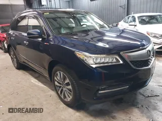 2016 Acura MDX w/Tech with VIN 5FRYD4H42GB037938, listed as a IAAI auction lot 41913723 with 109,547 mi miles. Bid and sale history available at carsss.com. Image 1.