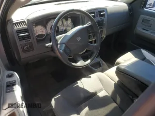 2006 Dodge Dakota SLT with VIN 1D7HE42K36S554565, listed as a Copart auction lot 53402695 with 144,433 mi miles and Salvage Title. Bid and sale history available at carsss.com. Image 8.