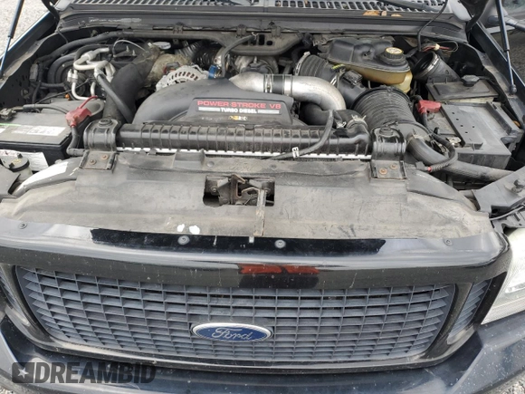 2003 Ford Excursion Limited z VIN 1FMNU42P13EC24120, wystawiony jako Copart lot #48163895 z przebiegiem 357 362 mil mil oraz Czysty tytuł • Clean title. Historia ofert i sprzedaży dostępna na DreamBid. Obrazek 12.