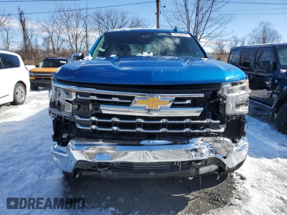 2023 Chevrolet Silverado 1500 LTZ with VIN 1GCUDGE82PZ121034, listed as a Copart auction lot 45558035 with 19,243 mi miles and Salvage Title. Bid and sale history available at carsss.com. Image 5.