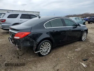 2011 Buick Regal CXL Turbo TO2 z VIN W04GW5EV7B1126085, wystawiony jako Copart lot #50434575 z przebiegiem 75 427 mil mil oraz Szkoda całkowita • Salvage title. Historia ofert i sprzedaży dostępna na DreamBid. Obrazek 3.