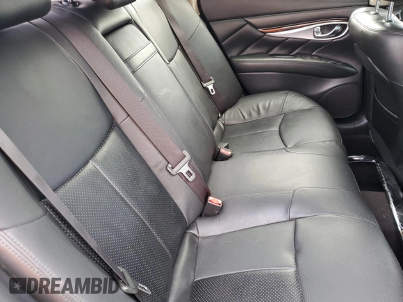 2017 Infiniti M37 with VIN JN1BY1AR0HM770663, listed as a Copart auction lot 54260265 with 126,965 mi miles and Salvage Title. Bid and sale history available at carsss.com. Image 10.