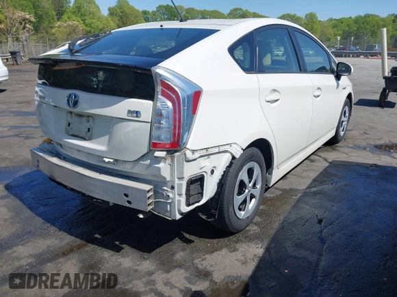 2015 Toyota Prius Four with VIN JTDKN3DU8F0440839, listed as a IAAI auction lot 41998503 with 98,093 mi miles and . Bid and sale history available at DreamBid. Image 4.