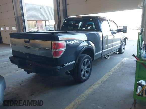 2009 Ford F-150 XL with VIN 1FTPW14V89FB12810, listed as a IAAI auction lot 41558298 with 182,193 mi miles. Bid and sale history available at carsss.com. Image 4.