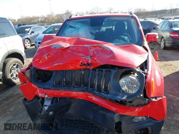 2018 Jeep Renegade Altitude with VIN ZACCJABB6JPG97376, listed as a IAAI auction lot 41424095 with 133,261 mi miles and . Bid and sale history available at DreamBid. Image 12.