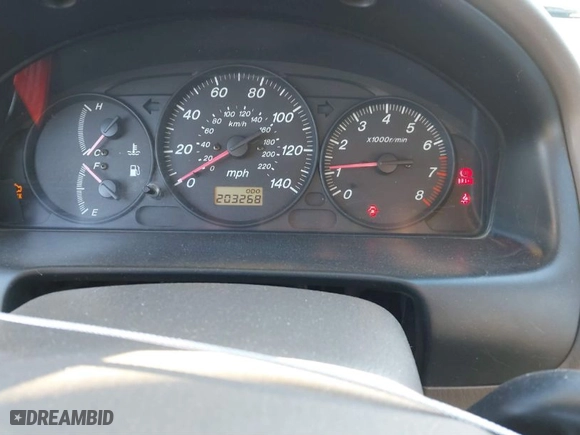 2001 Mazda Protege LX with VIN JM1BJ225310479705, listed as a IAAI auction lot 41456334 with 203,268 mi miles. Bid and sale history available at carsss.com. Image 7.