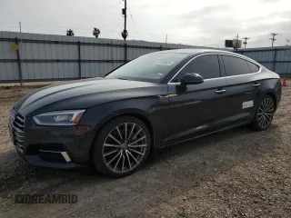 2018 Audi A5 Sportback Premium Plus with VIN WAUBNCF56JA025234, listed as a Copart auction lot 87240624 with 93,657 mi miles and Salvage Title. Bid and sale history available at carsss.com. Image 1.