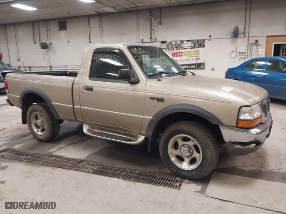 1999 Ford Ranger XLT with VIN 1FTYR11X0XTA72917, listed as a IAAI auction lot 41502156 with 106,585 mi miles. Bid and sale history available at carsss.com. Image 14.
