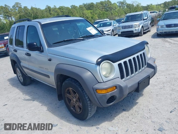 2003 Jeep Liberty Sport with VIN 1J4GK48K33W676704, listed as a IAAI auction lot 42007037 with 114,290 mi miles and . Bid and sale history available at DreamBid. Image 1.