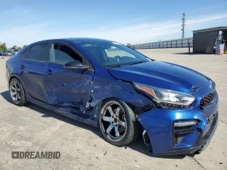 2021 Kia Forte GT with VIN 3KPF44AC4ME279173, listed as a Copart auction lot 49910305 with 70,657 mi miles and Salvage Title. Bid and sale history available at carsss.com. Image 4.