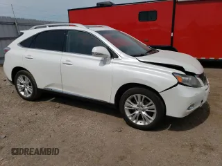 2011 Lexus RX 450h with VIN JTJBC1BA3B2045384, listed as a Copart auction lot 61182005 with 182,126 mi miles and Salvage title. Bid and sale history available at DreamBid. Image 4.