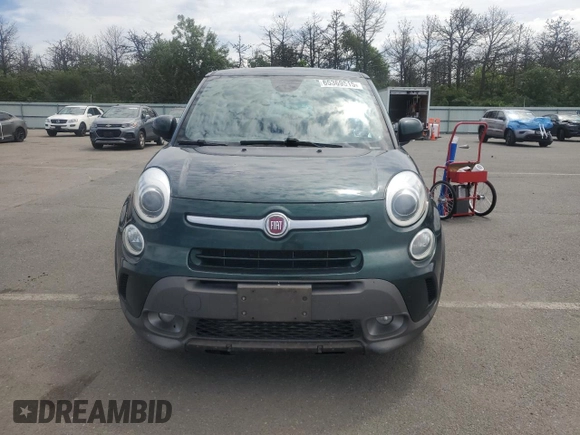 2014 FIAT 500L Trekking with VIN ZFBCFADHXEZ007335, listed as a Copart auction lot 65369515 with 150,538 mi miles and Salvage title. Bid and sale history available at DreamBid. Image 5.