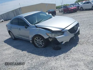 2016 Mazda 6 i Sport with VIN JM1GJ1U53G1406818, listed as a IAAI auction lot 41987697 with 160,508 mi miles and . Bid and sale history available at DreamBid. Image 1.