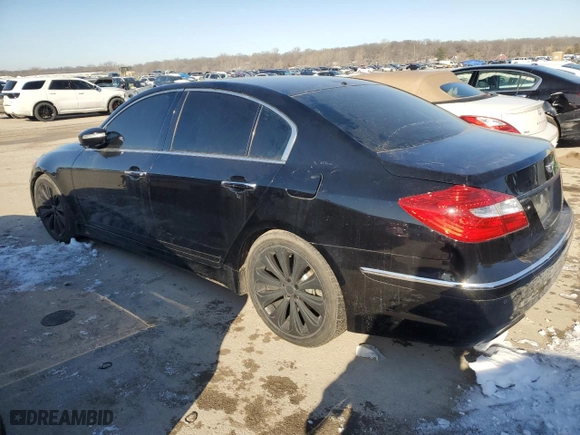 2012 Hyundai Genesis 5.0L with VIN KMHGC4DH8CU187154, listed as a Copart auction lot 84643684 with 0 mi miles and Salvage Title. Bid and sale history available at carsss.com. Image 2.