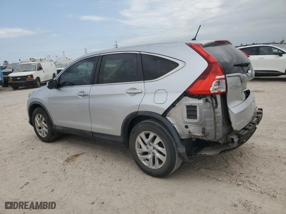 2015 Honda CR-V EX with VIN 3CZRM3H54FG710143, listed as a Copart auction lot 53399105 with 59,302 mi miles and Salvage Title. Bid and sale history available at carsss.com. Image 2.