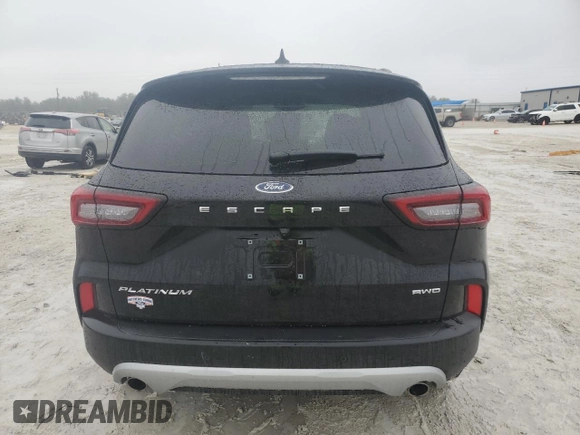 2024 Ford Escape Platinum with VIN 1FMCU9JAXRUB60241, listed as a Copart auction lot 42203275 with 5,907 mi miles and Non Repairable. Bid and sale history available at DreamBid. Image 6.