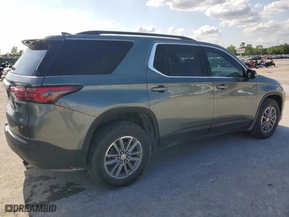 2022 Chevrolet Traverse LT Cloth with VIN 1GNERGKW9NJ172218, listed as a Copart auction lot 54129615 with 28,287 mi miles and Clean Title. Bid and sale history available at carsss.com. Image 3.