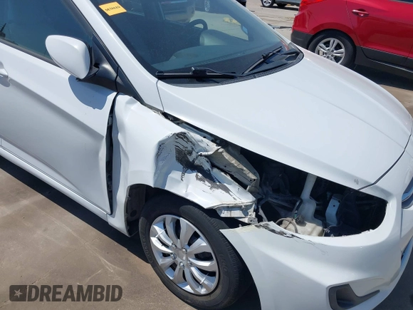 2017 Hyundai Accent SE with VIN KMHCT5AE0HU365659, listed as a IAAI auction lot 41989023 with 142,416 mi miles. Bid and sale history available at carsss.com. Image 6.