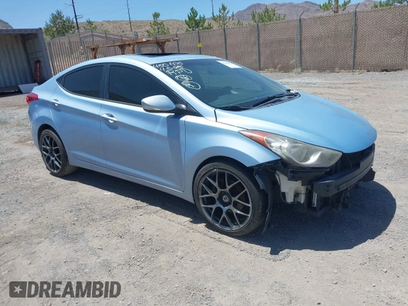 2012 Hyundai Elantra Limited with VIN KMHDH4AEXCU351048, listed as a IAAI auction lot 42618873 with 215,748 mi miles and . Bid and sale history available at DreamBid. Image 1.