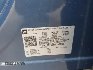 2024 GMC Terrain SLE z VIN 3GKALMEG0RL249976, wystawiony jako Copart lot #51411755 z przebiegiem 13 052 mil mil oraz Szkoda całkowita • Salvage title. Historia ofert i sprzedaży dostępna na DreamBid. Obrazek 13.