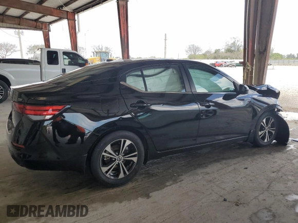 2022 Nissan Sentra SV with VIN 3N1AB8CV3NY298872, listed as a Copart auction lot 52895515 with 18,819 mi miles and Non Repairable. Bid and sale history available at DreamBid. Image 3.