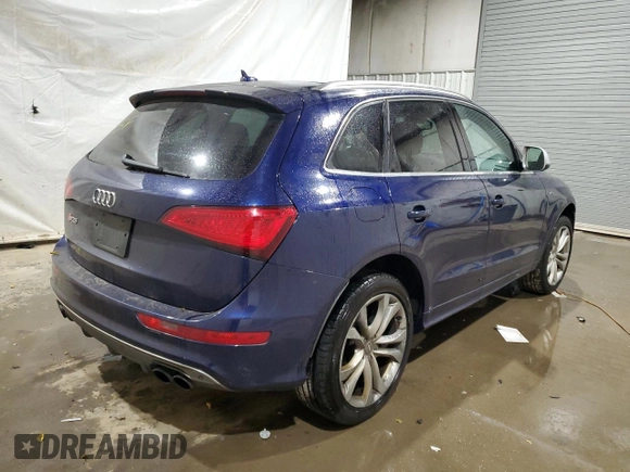 2014 Audi SQ5 Premium Plus with VIN WA1CGAFP8EA129800, listed as a Copart auction lot 74853533 with 102,104 mi miles and Salvage Title. Bid and sale history available at carsss.com. Image 3.