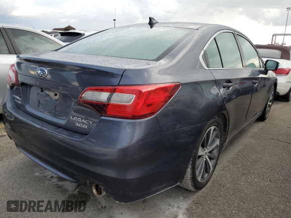 2017 Subaru Legacy Limited with VIN 4S3BNEN64H3021867, listed as a Copart auction lot 63163072 with 0 mi miles. Bid and sale history available at carsss.com. Image 4.