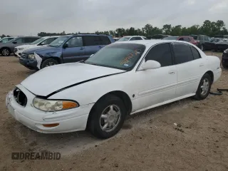2001 Buick LeSabre Custom with VIN 1G4HP54K11U293095, listed as a Copart auction lot 53967345 with 157,367 mi miles and Salvage Title. Bid and sale history available at carsss.com. Image 1.