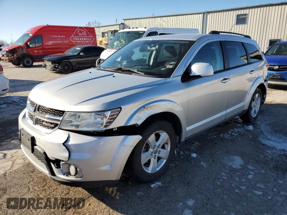 2012 Dodge Journey SXT with VIN 3C4PDDBG4CT166582, listed as a Copart auction lot 47807875 with 243,372 mi miles and Salvage title. Bid and sale history available at DreamBid. Image 1.