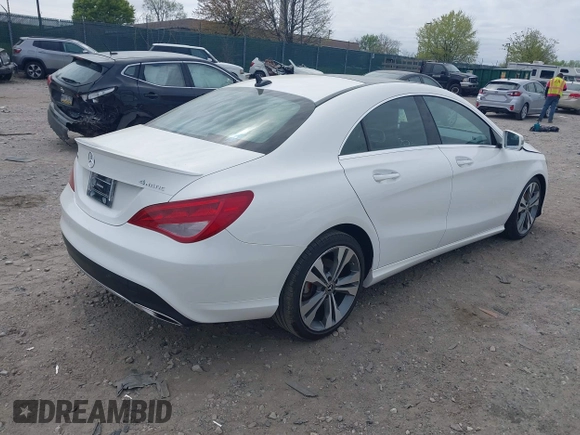 2019 Mercedes-Benz CLA 250 with VIN WDDSJ4GB3KN724815, listed as a IAAI auction lot 42082980 with 68,563 mi miles and . Bid and sale history available at DreamBid. Image 4.